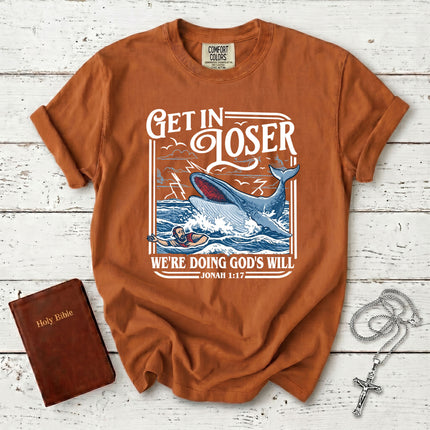 Comfort Colors Funny Christian Gods Will Bible Verse T-Shirt