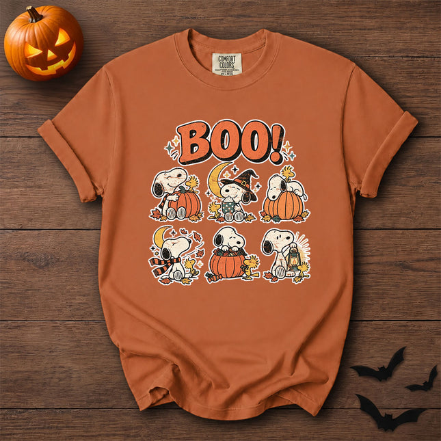 Comfort Colors Boo Halloween Pumpkin Witch Spooky Vintage T-Shirt