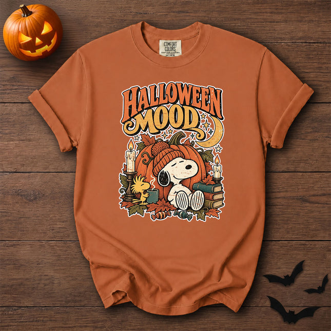 Comfort Colors Halloween Mood Pumpkin Cozy Fall Vintage T-Shirt