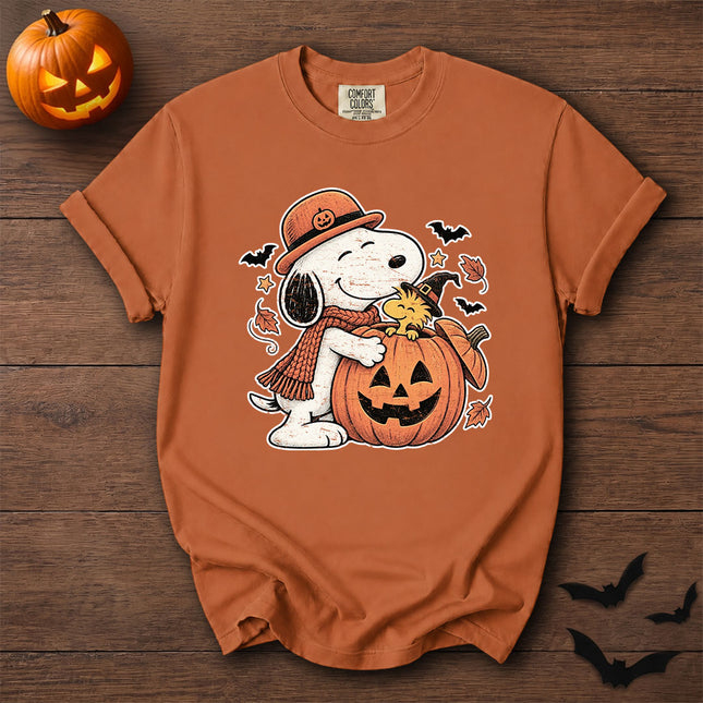 Comfort Colors Halloween Pumpkin Cute Spooky Fall Vintage T-Shirt