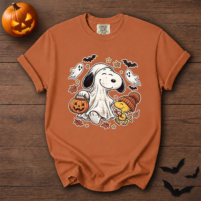 Comfort Colors Halloween Ghost Pumpkin Trick or Treat T-Shirt