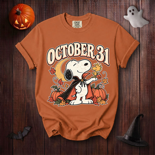 Comfort Colors Vintage Halloween October 31 Pumpkin Graphic T-Shirt