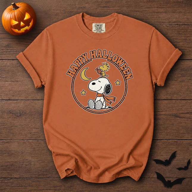 Comfort Colors Happy Halloween Vintage Graphic T-Shirt