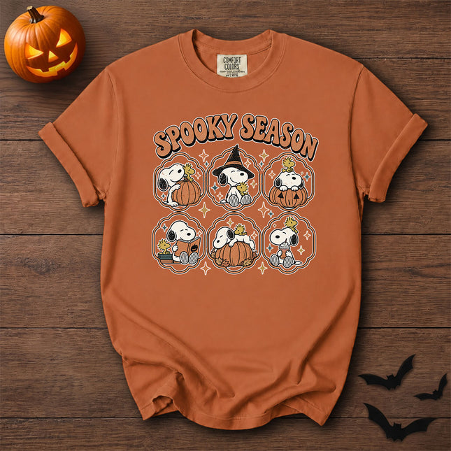 Comfort Colors Spooky Season Pumpkin Halloween Graphic T-Shirt