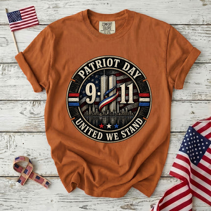 Comfort Colors 25th Anniversary Patriot Day 911 United We Stand T-Shirt