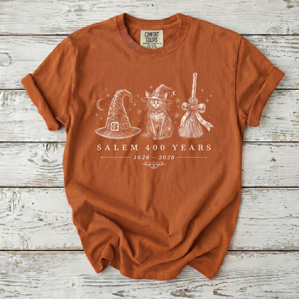 Comfort Colors Salem Witch 400th Anniversary Halloween T-Shirt