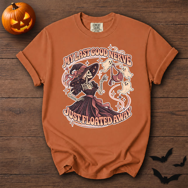 Comfort Colors Halloween Witch Skeleton Ghost Graphic T-Shirt