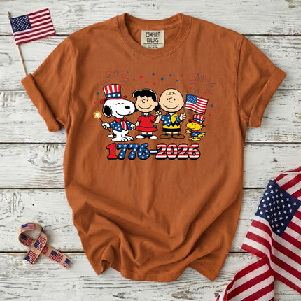 Comfort Colors 1776-2026 Patriotic Squad Fireworks T-Shirt