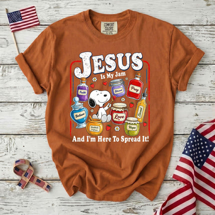 Comfort Colors Jesus Is My Jam Here to Spread It Christian T-Shirt