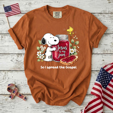 Comfort Colors Jesus Is My Jam Spread the Gospel T-Shirt