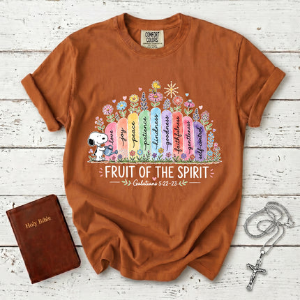 Comfort Colors Fruit of the Spirit Galatians 5:22 Garden Faith T-Shirt