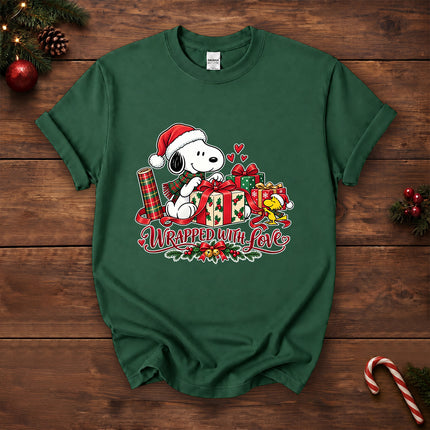 Wrapped With Love Christmas Gift Wrapping T-Shirt