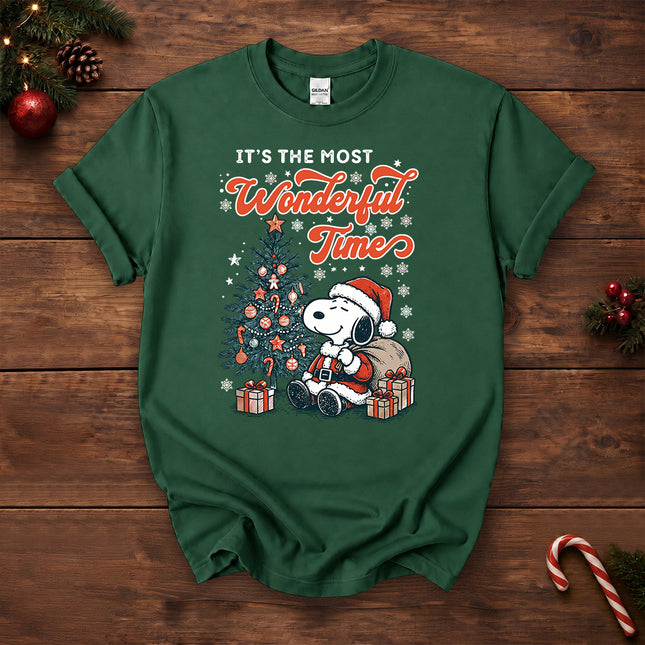 Most Wonderful Time Christmas Tree Gifts T-Shirt