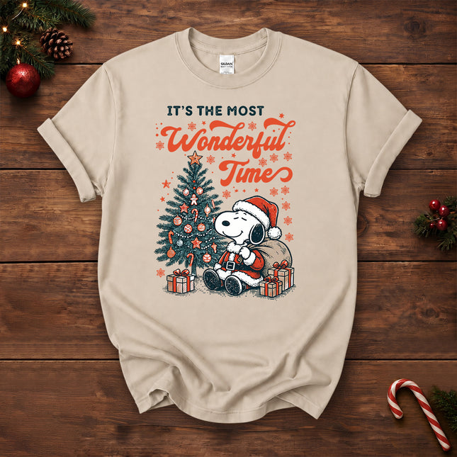 Most Wonderful Time Christmas Tree Gifts T-Shirt